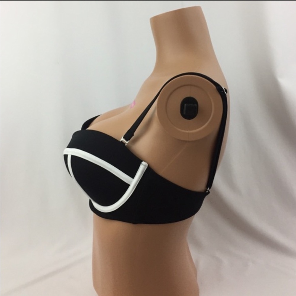 Victoria Secret Color Block Push Up Bandeau Top - image 5